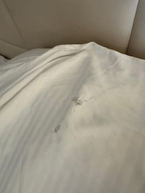 Bed sheets, multiple holes…