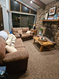 Modifications to living room.
