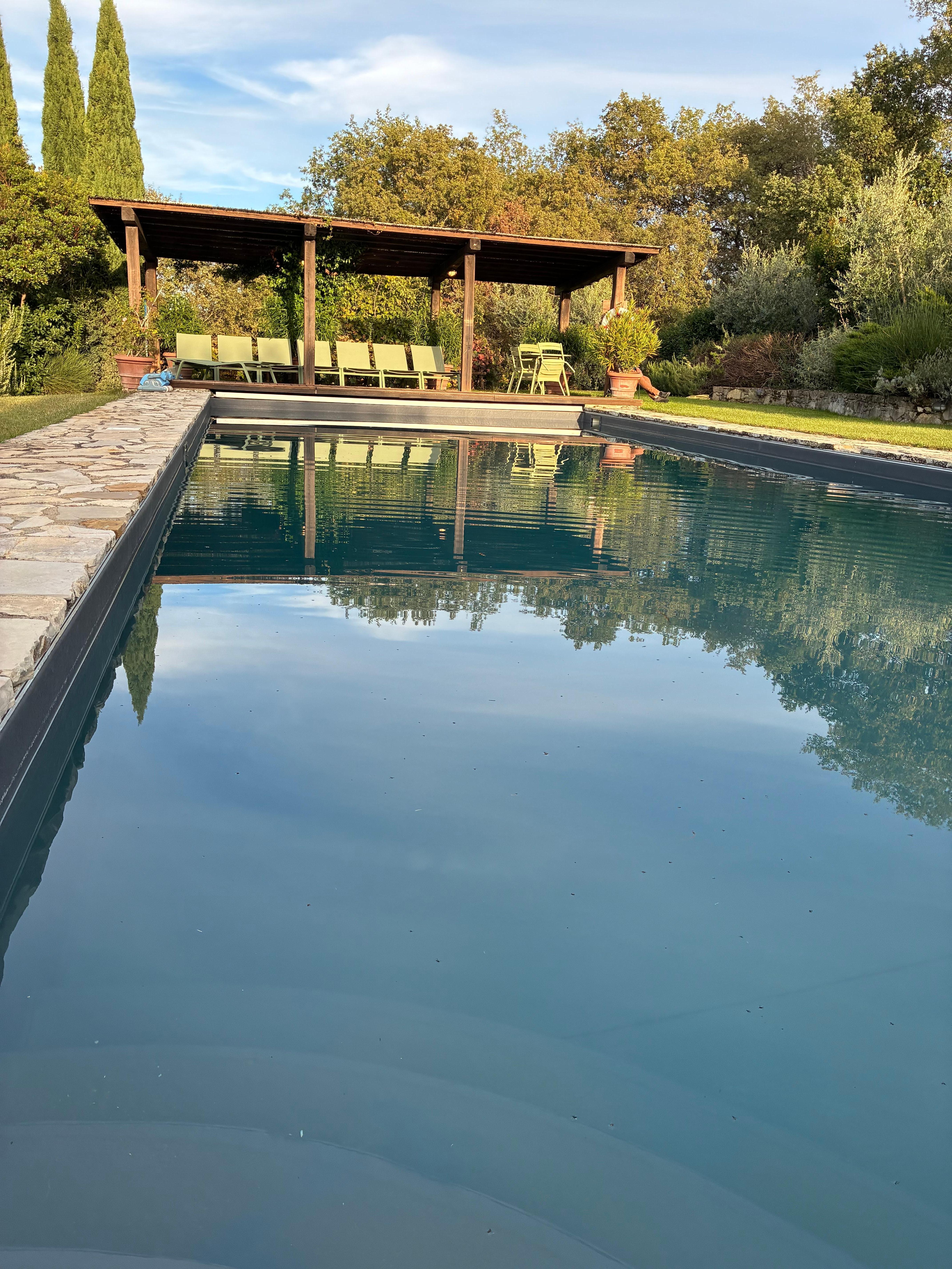 Chilly but perfect after a hot tub or steam bath