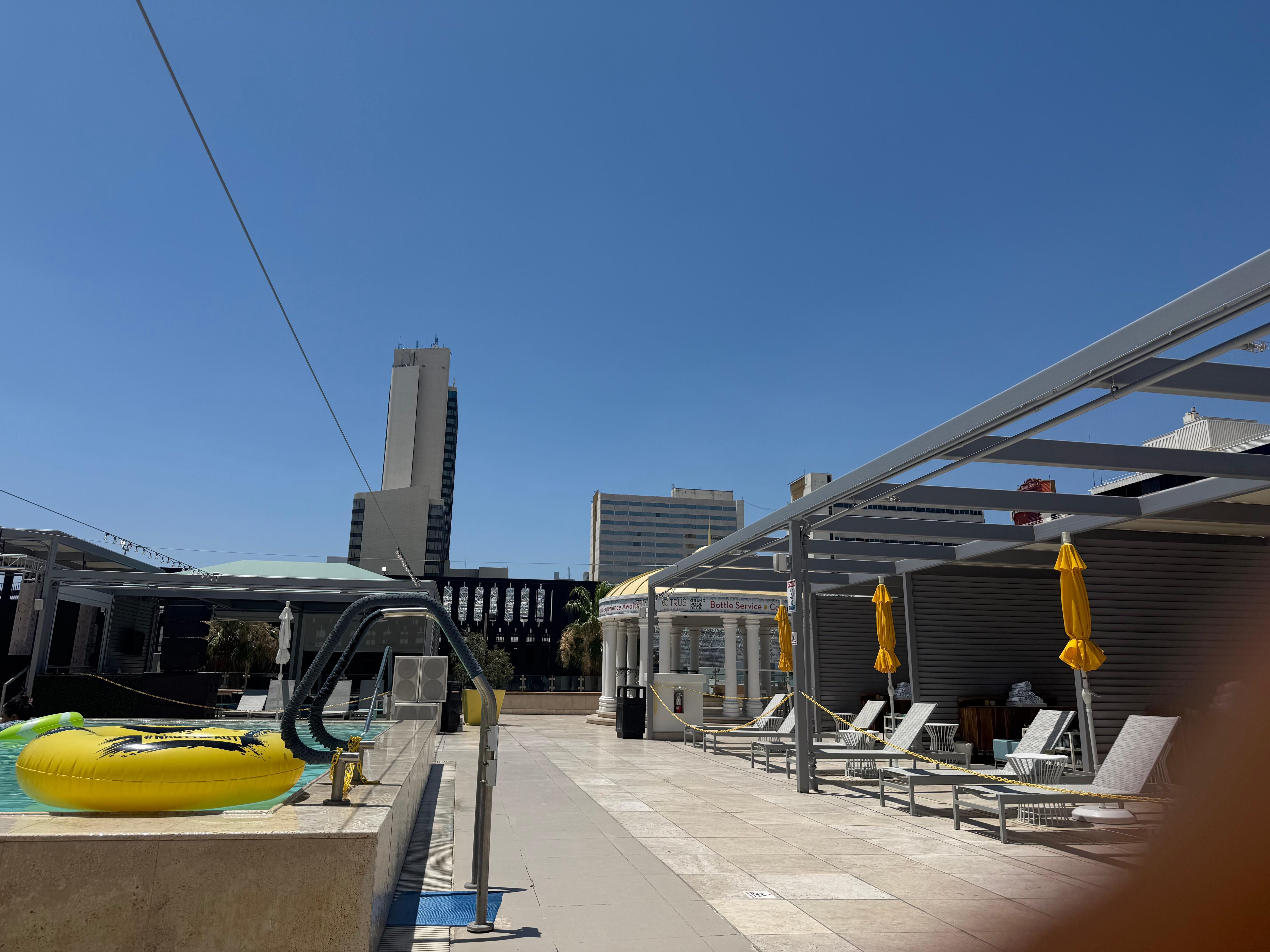 Rooftop pool