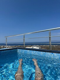 Hot tub above room