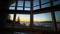 Sunset from the living room