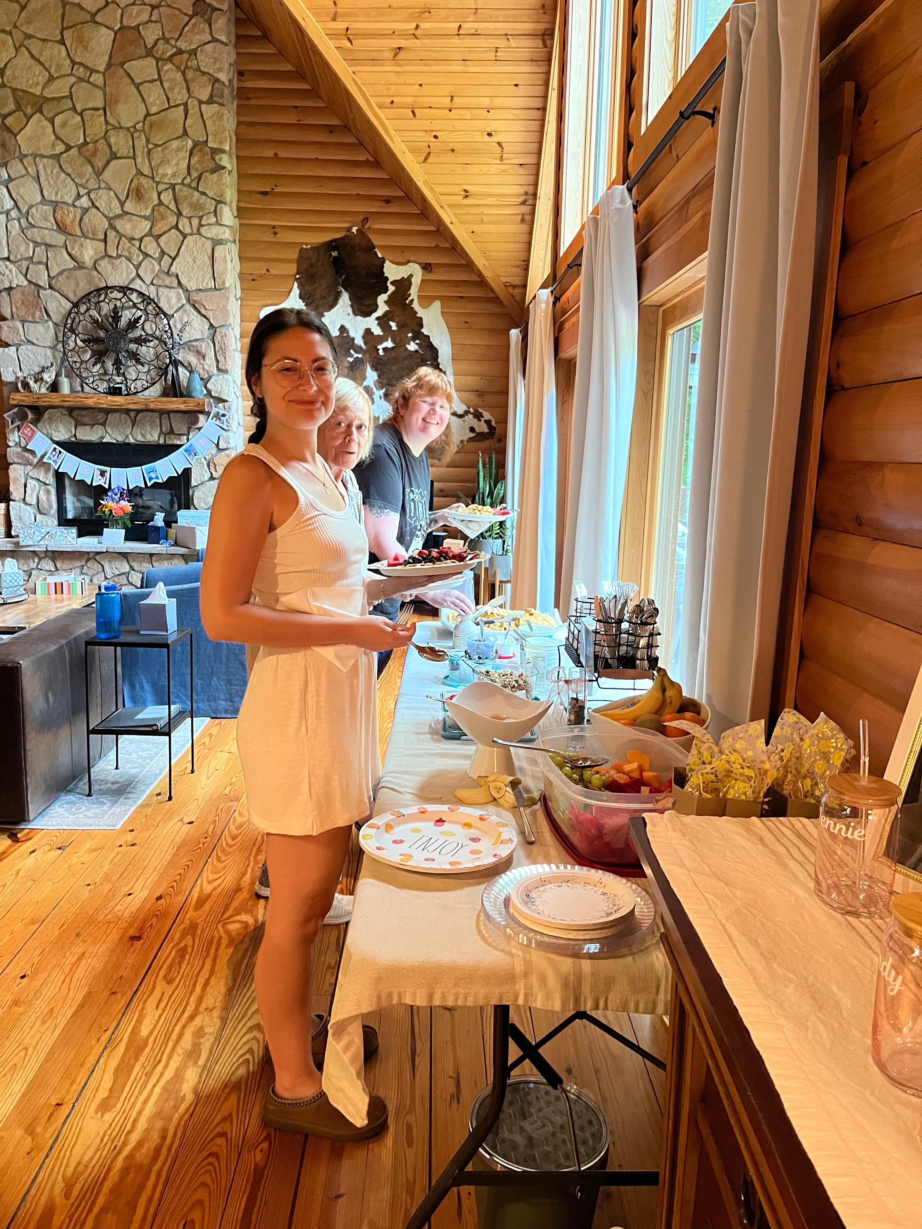 The kitchen had everything we needed to prepare our meals