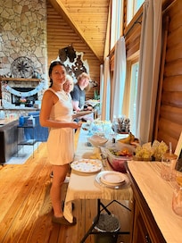 The kitchen had everything we needed to prepare our meals