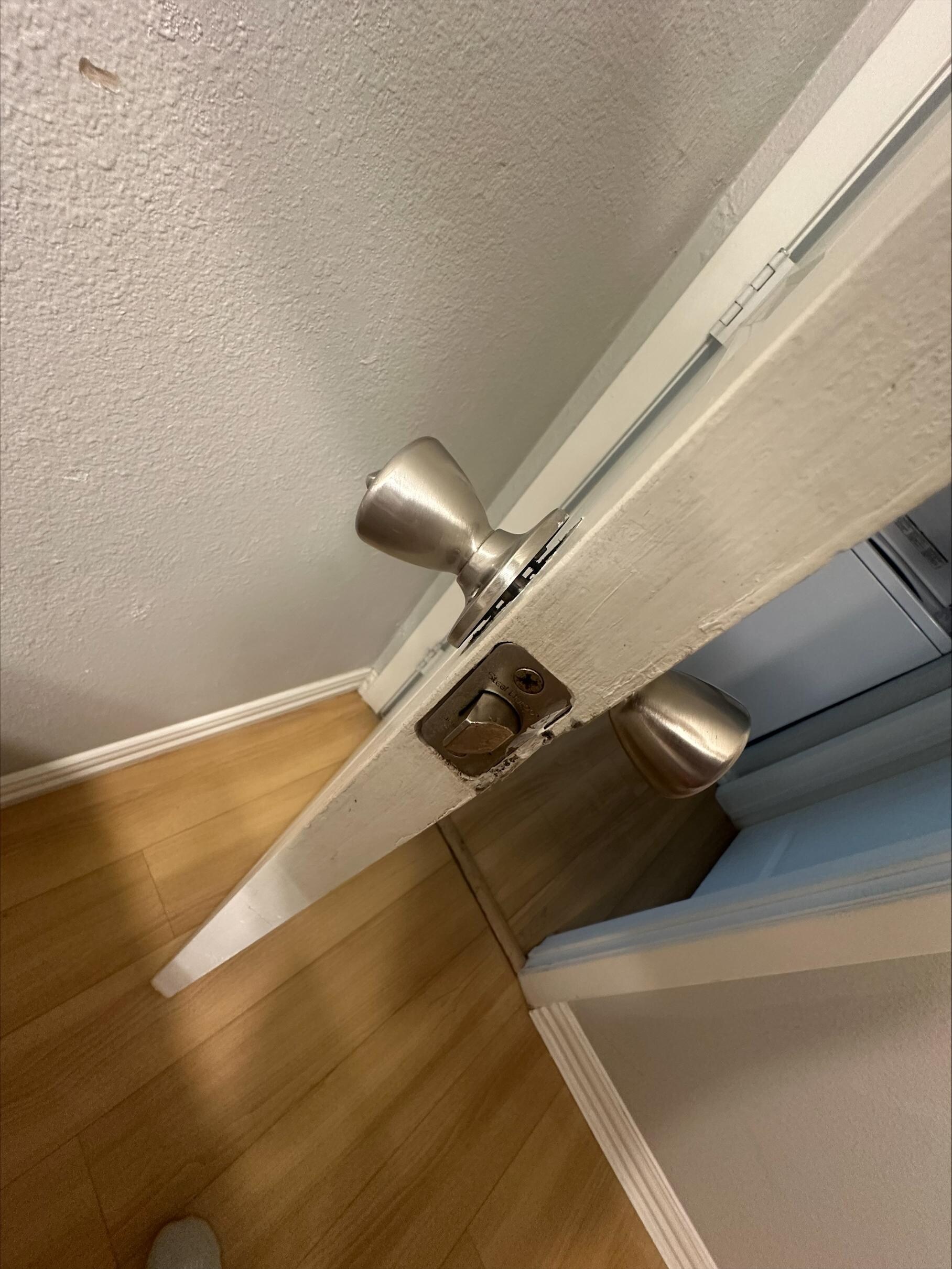 bathroom door 