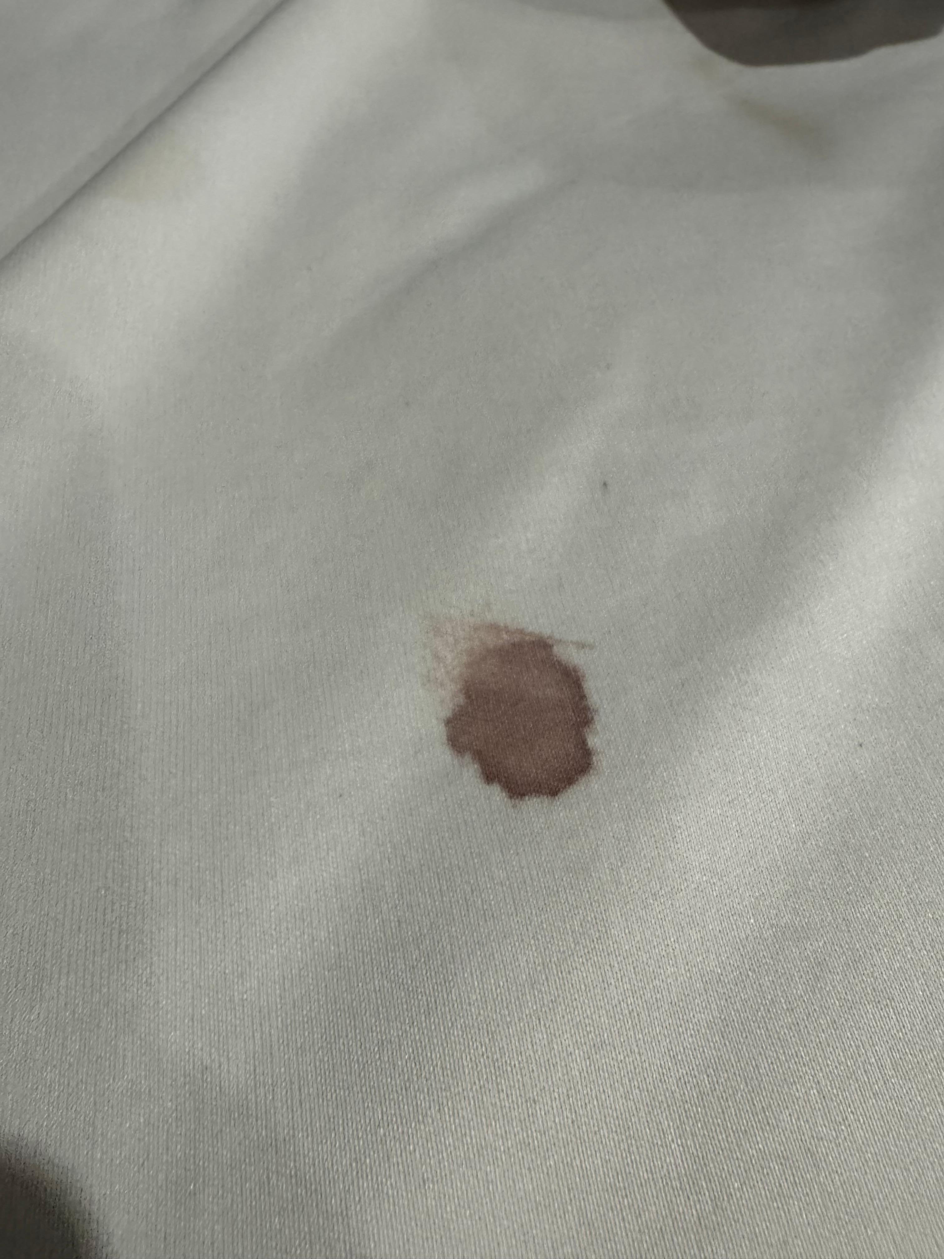 Blood on mattress 