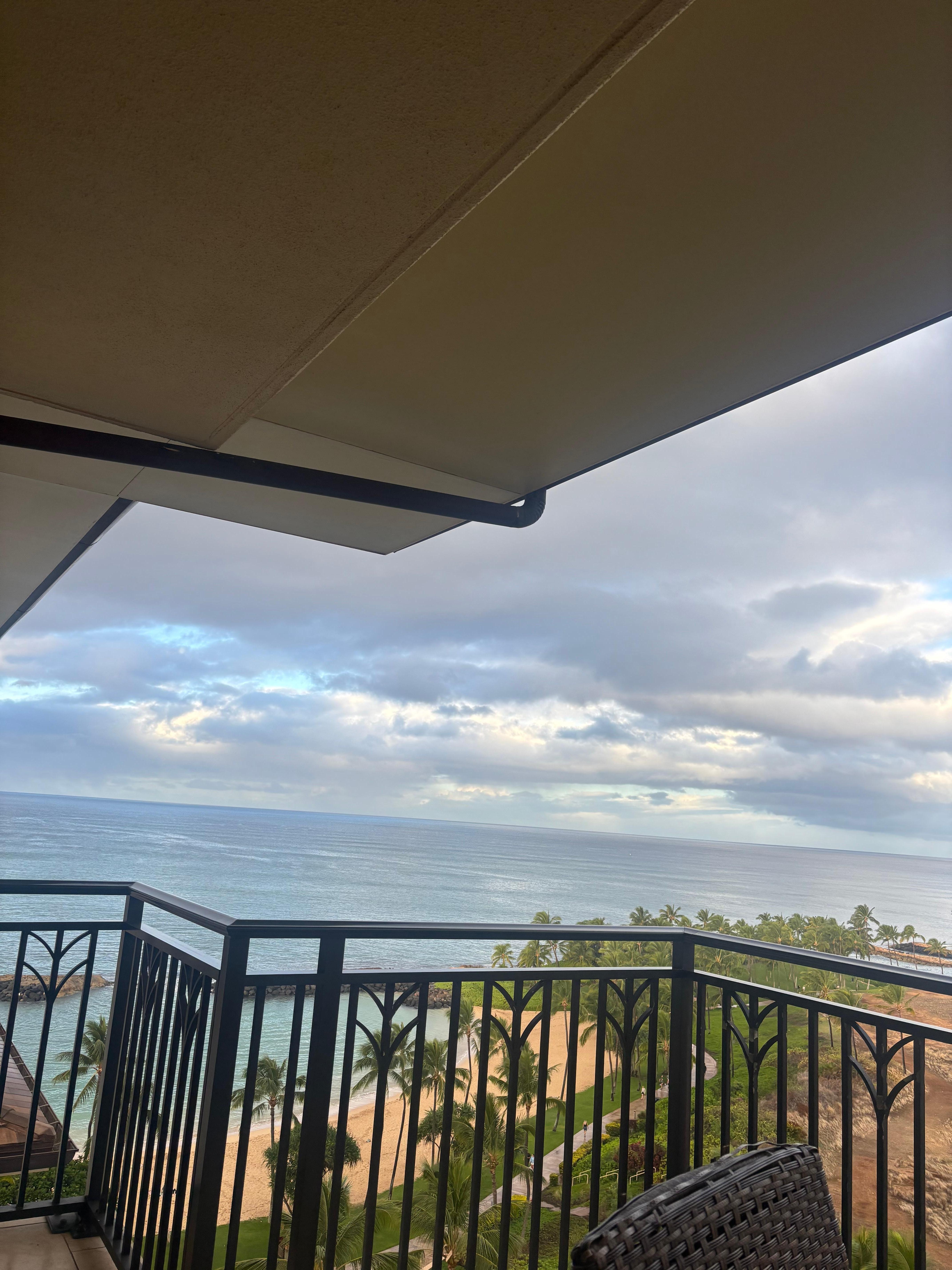 one view from balcony 