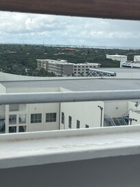 View of hotel from our ship