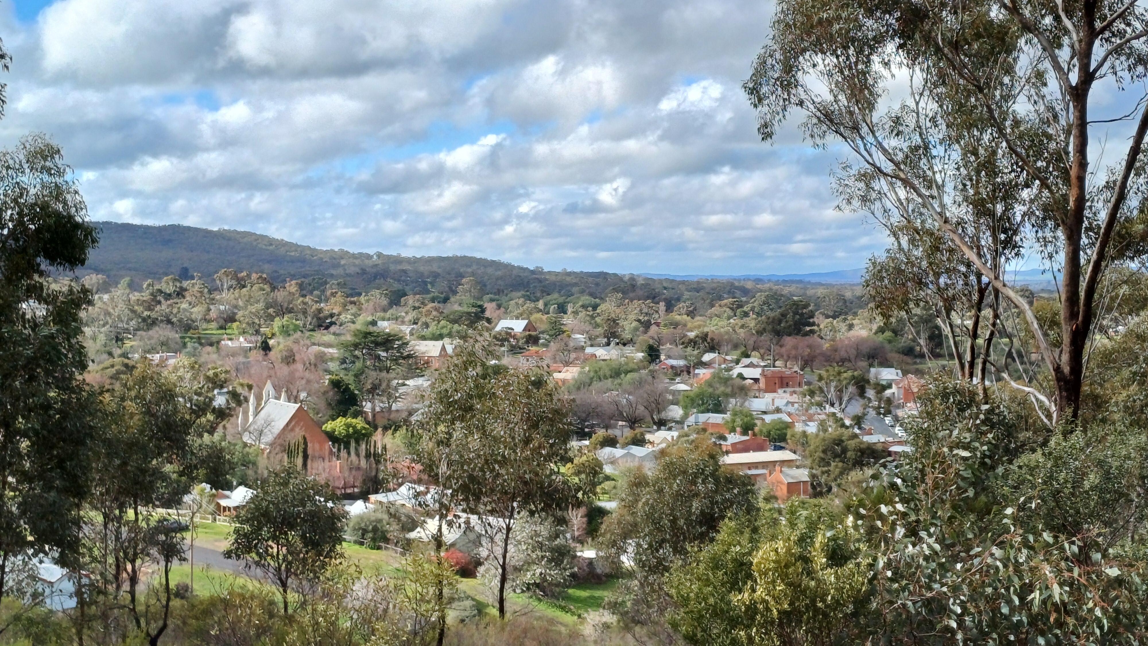 View of Maldon from Anzac Hill