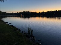 Waiting for the boys to finish fishing