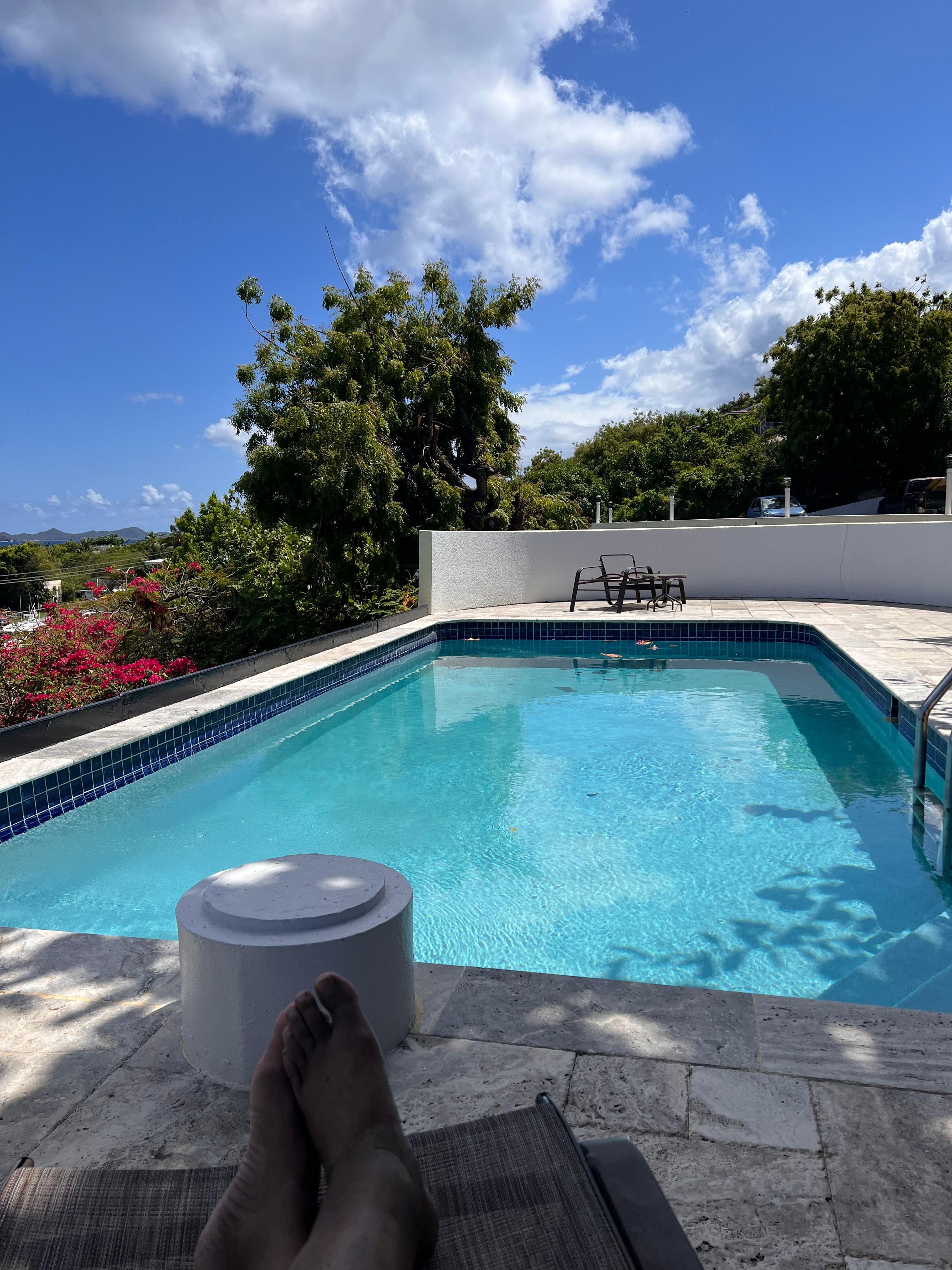 Nice pool area; very quiet 