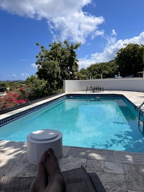 Nice pool area; very quiet