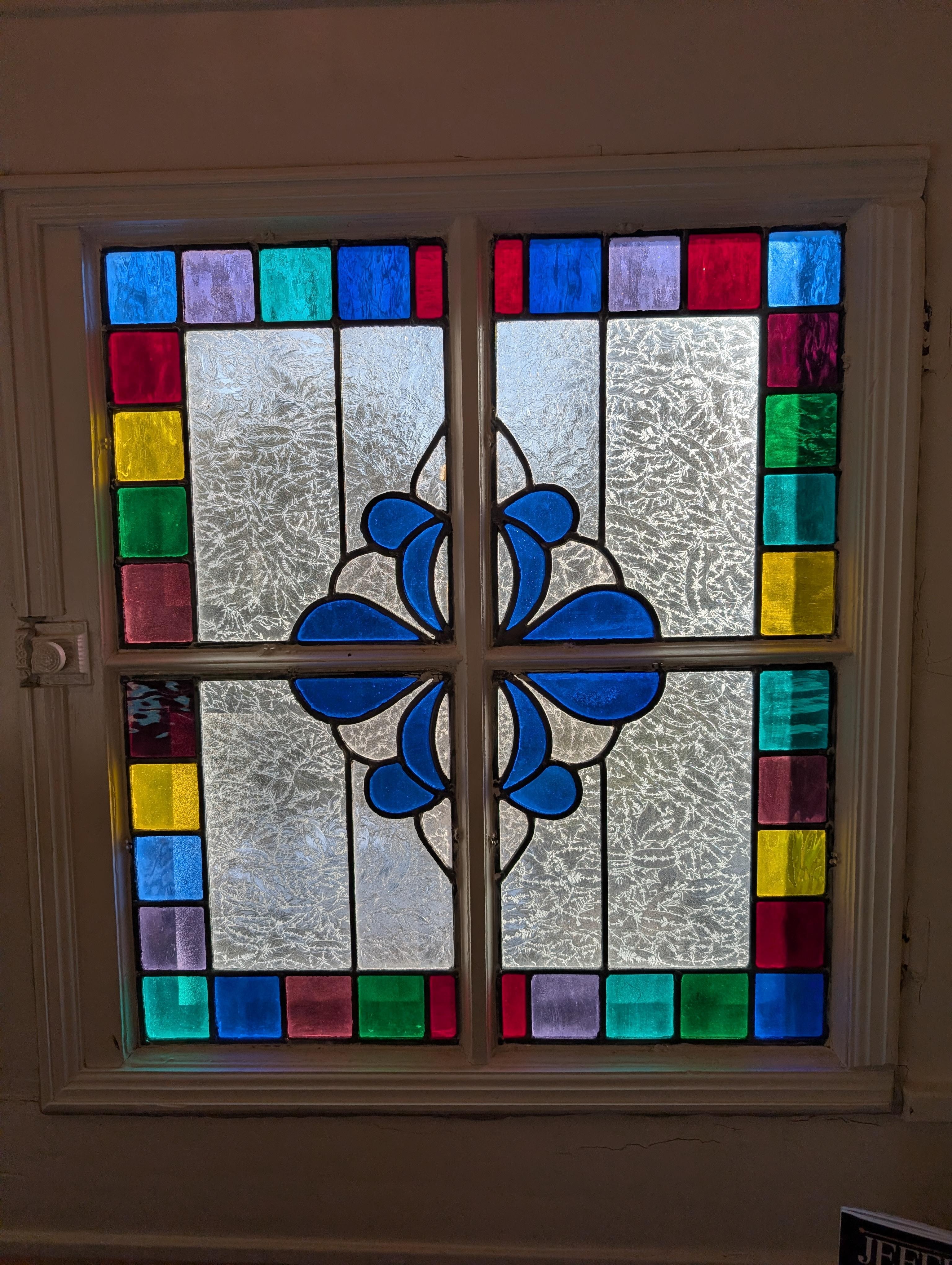 Beautiful stained windows.   