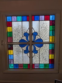 Beautiful stained windows.