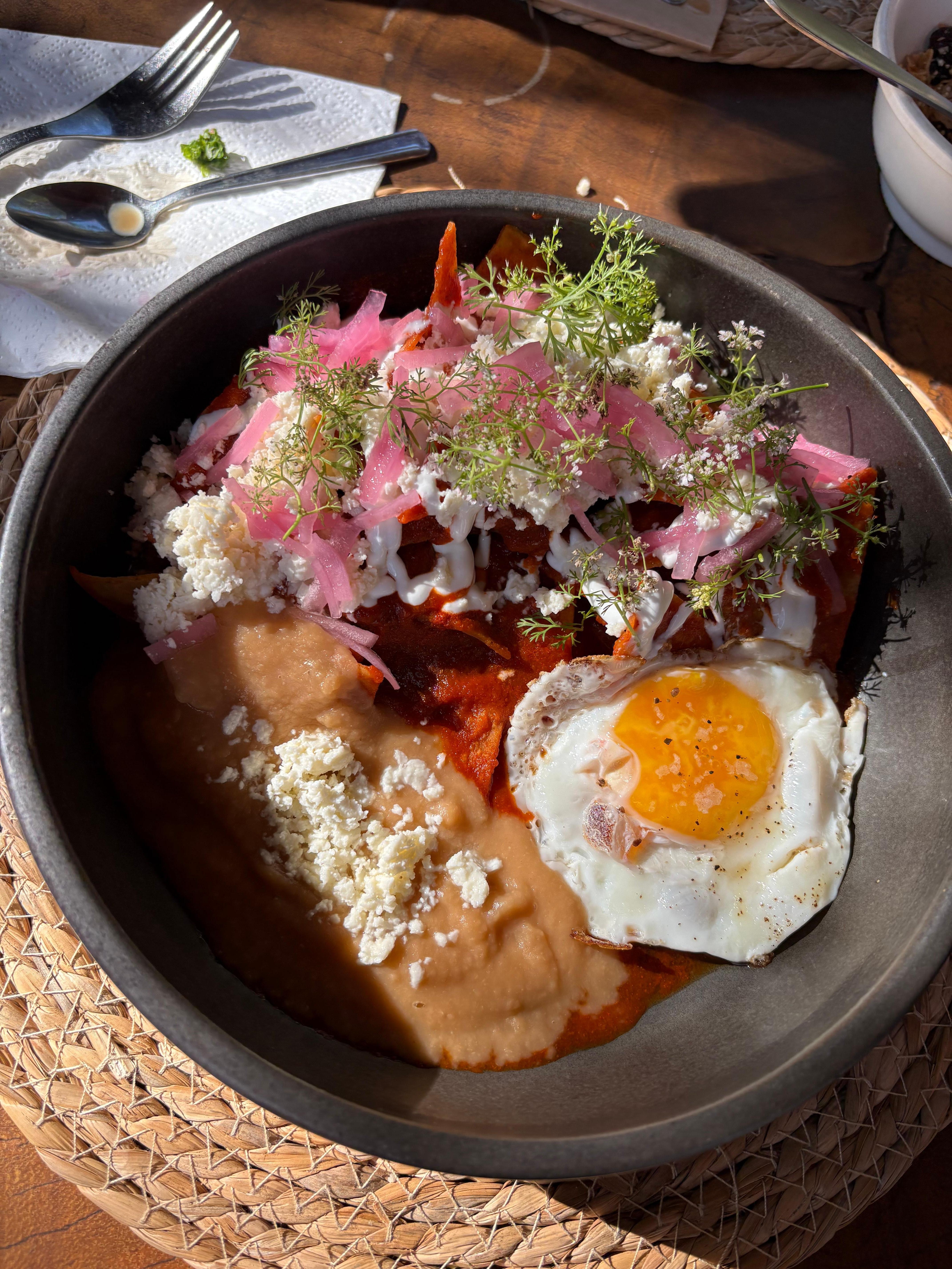 Chilaquiles rojas 