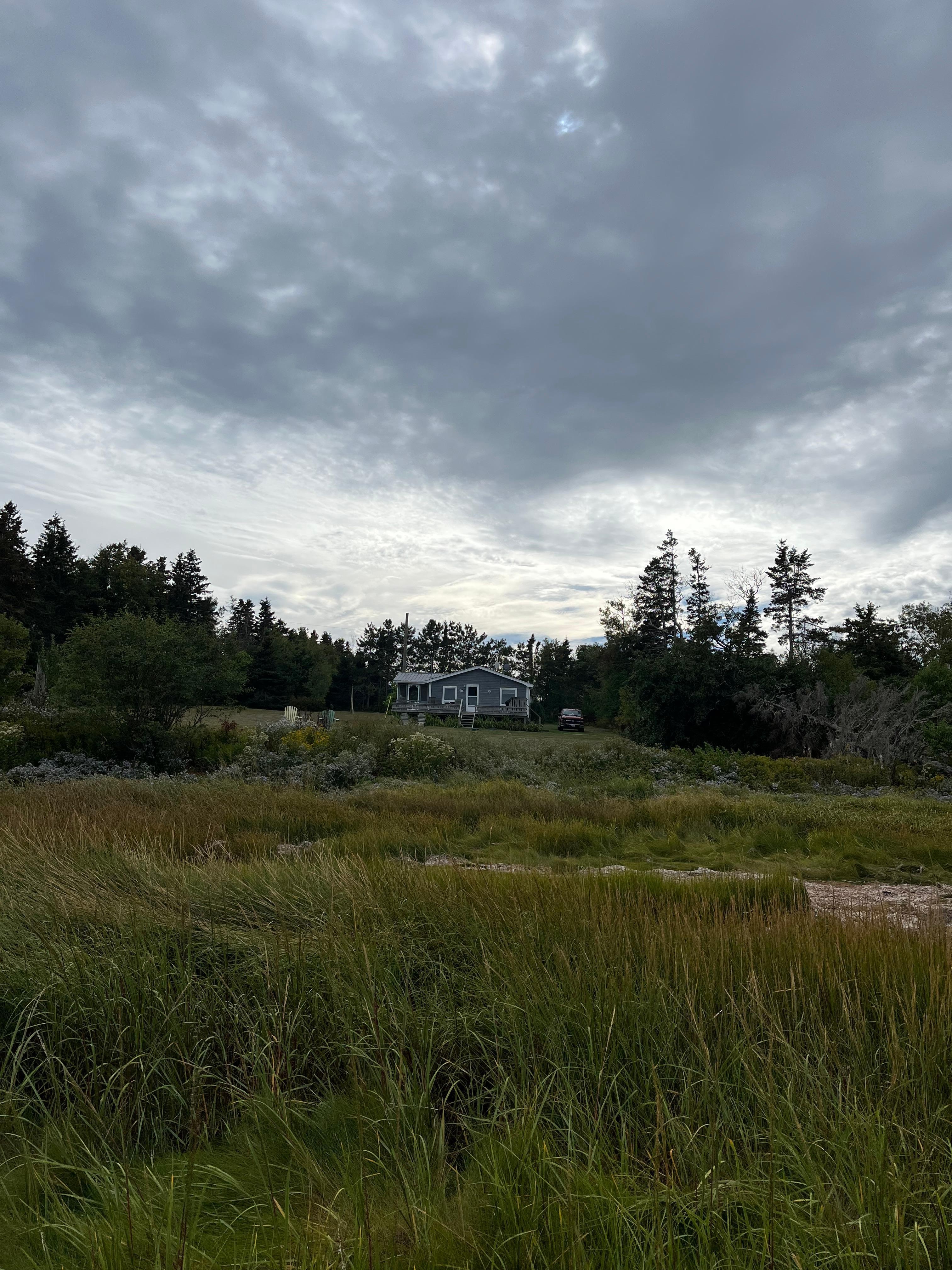 Taken from path behind the cottage