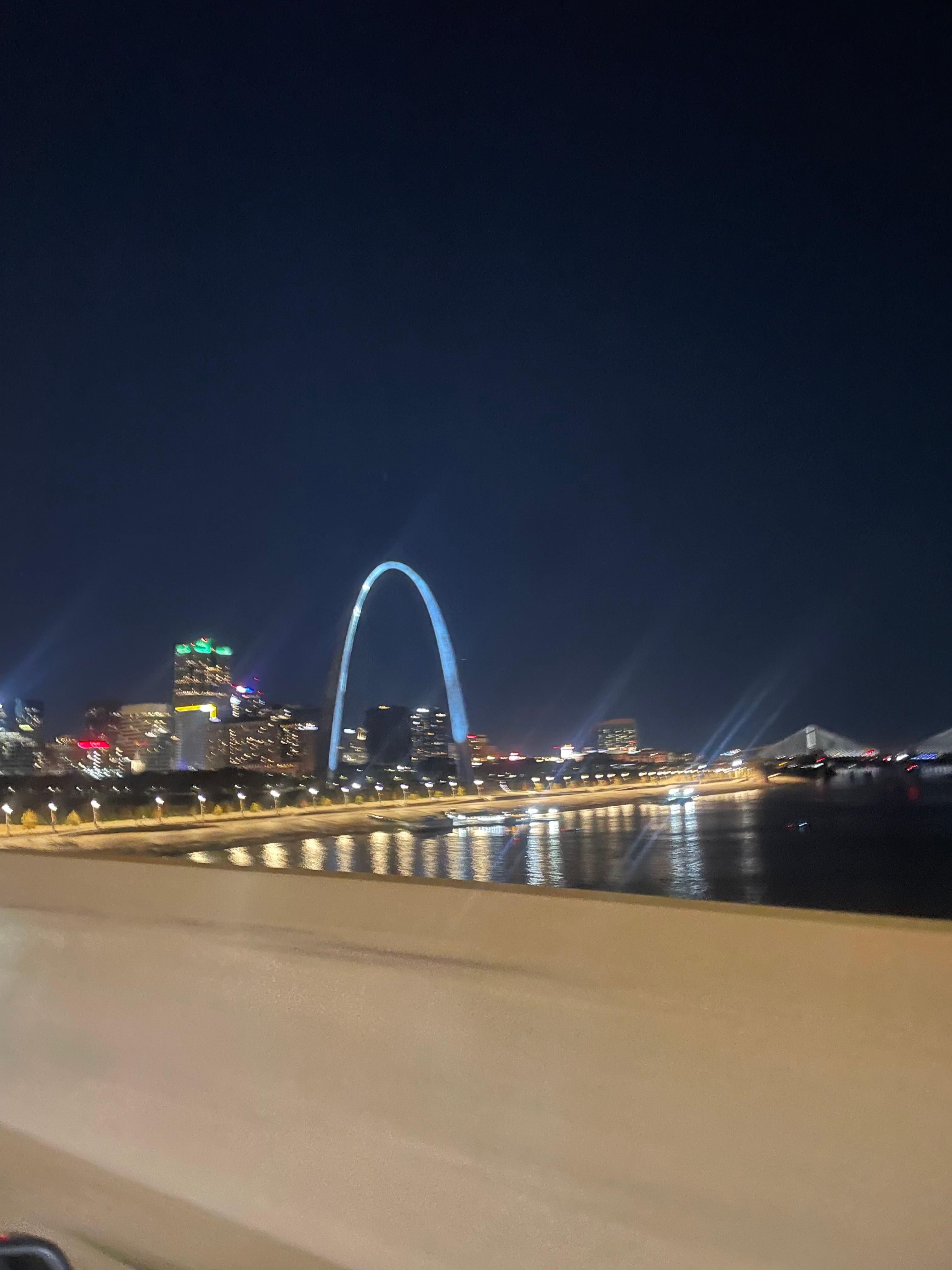 Down the street at Old rock House looking towards the hotel