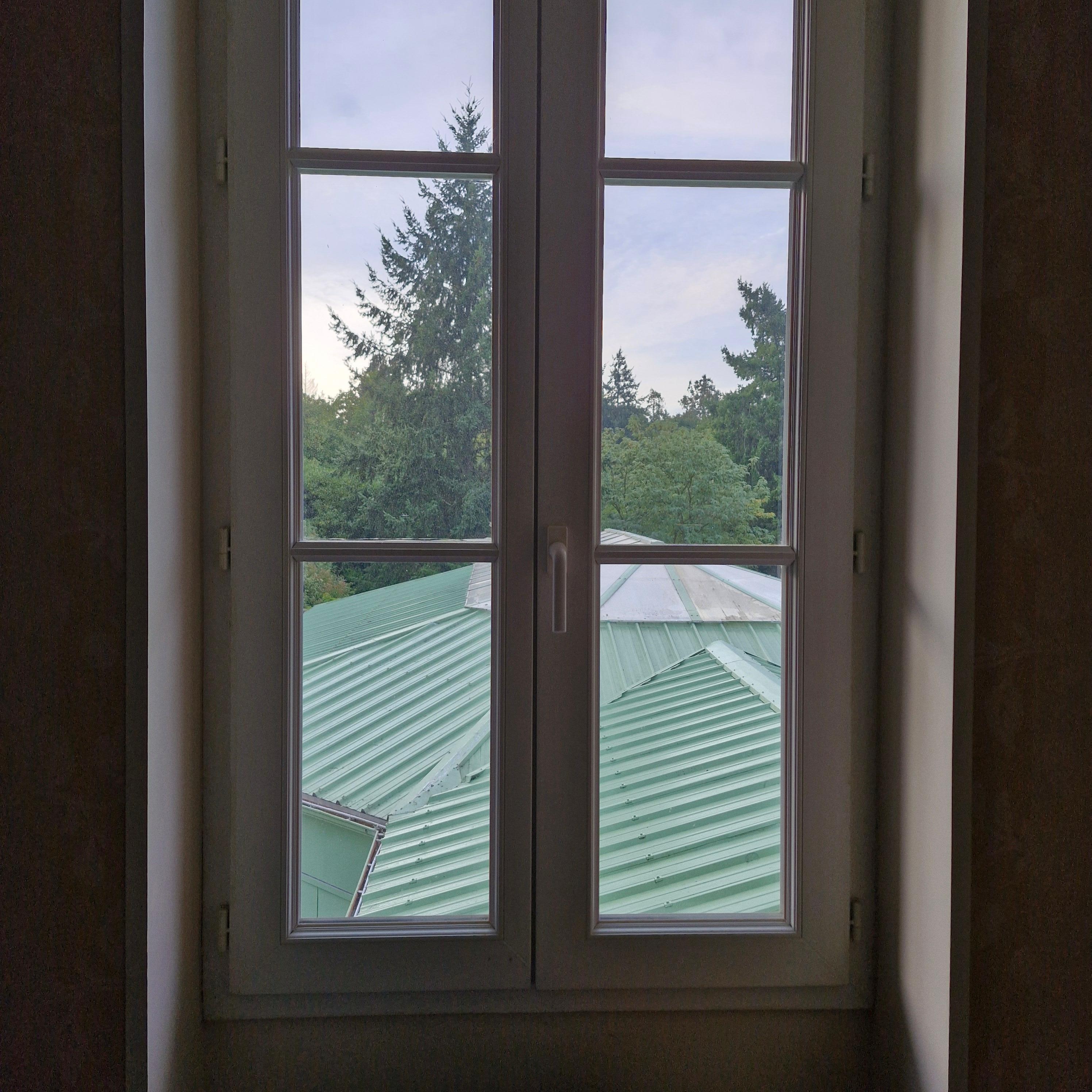 Vue sur "le parc" depuis la chambre 16