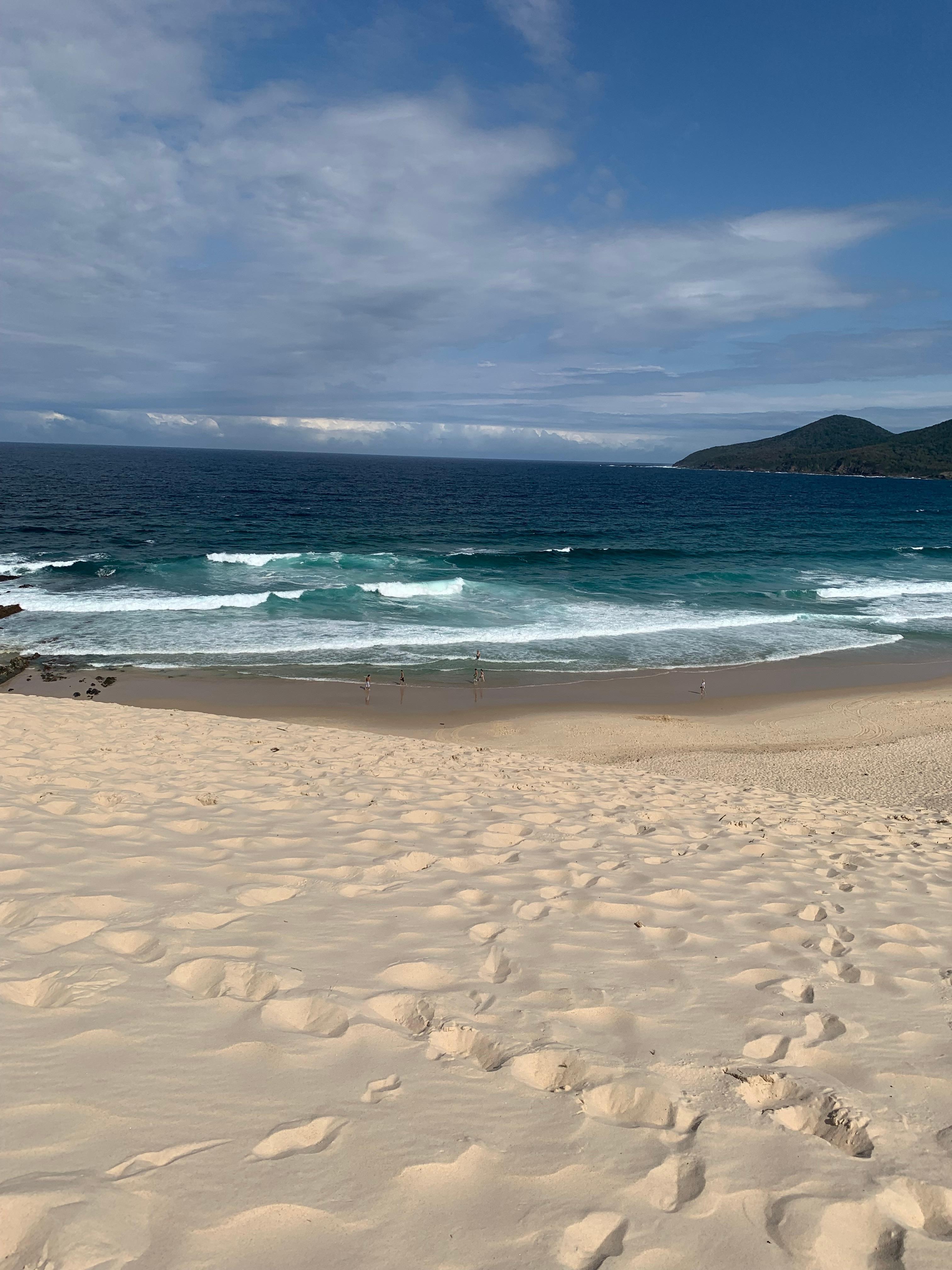 5 minute walk to this beautiful scenic view at top of 1 mile beach.