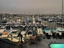 View from our room balcony