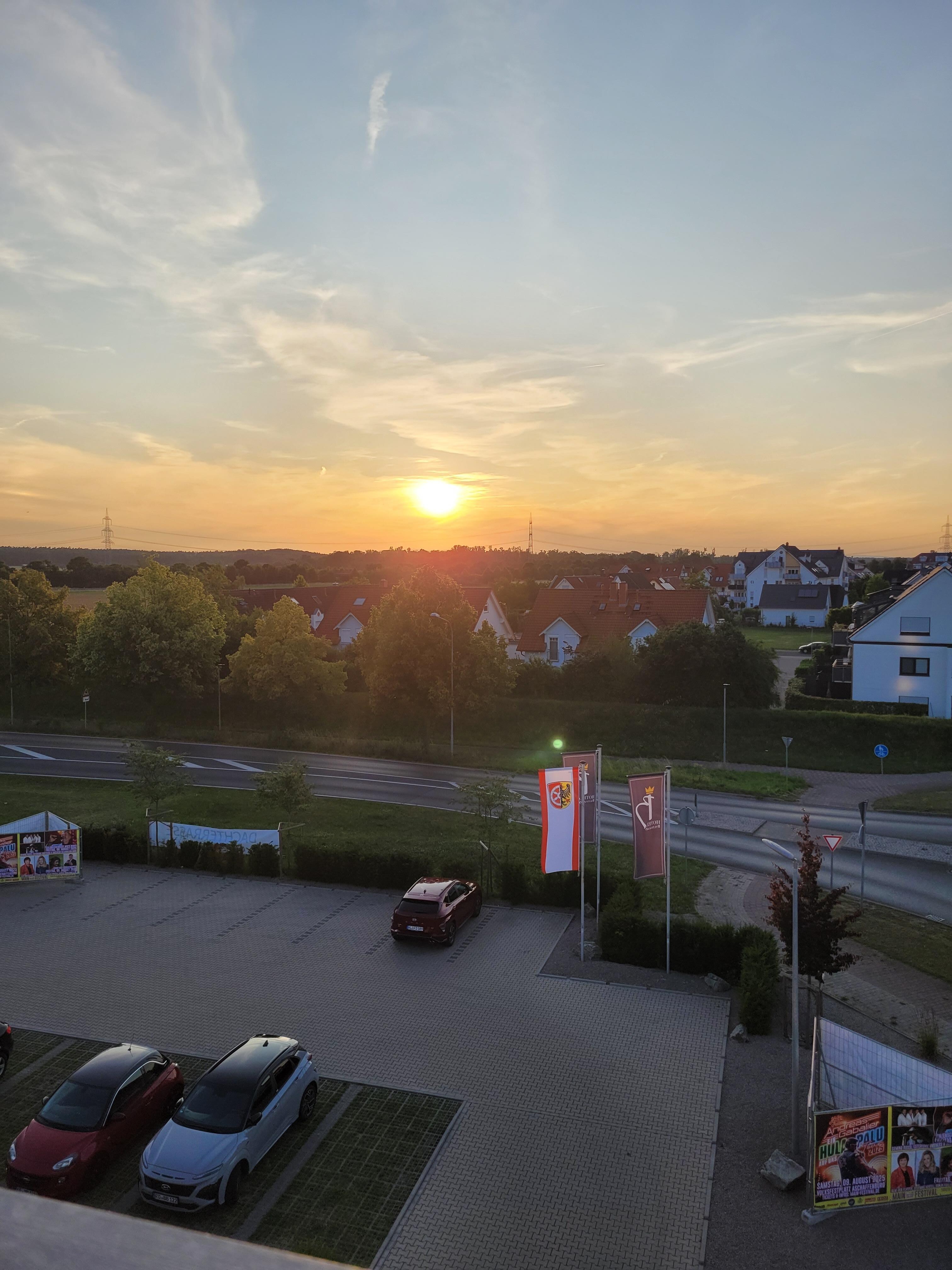 Tolle Dachterrasse... ein schöner Abschluss für einen tollen Tag 