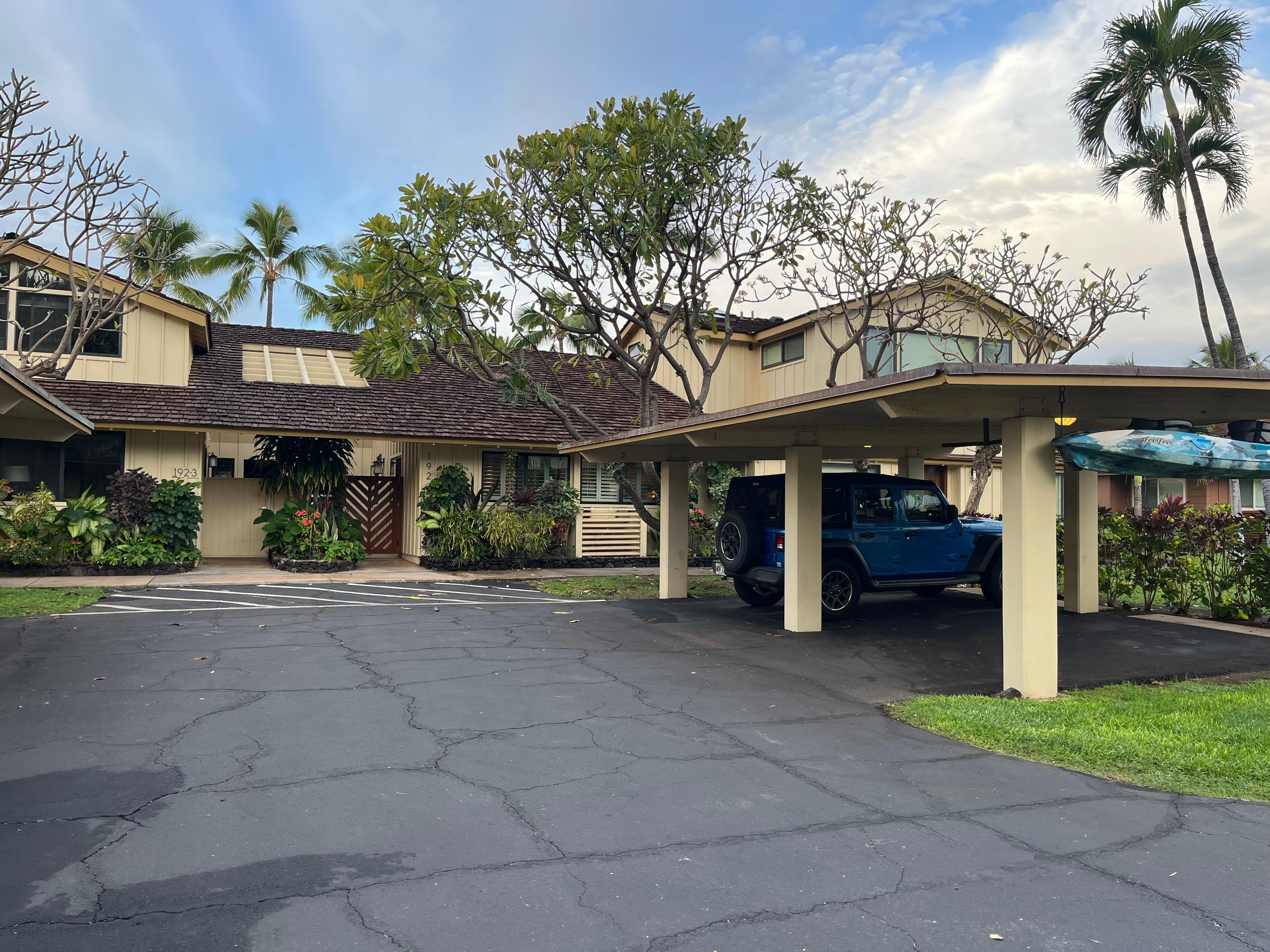 Front of property and parking