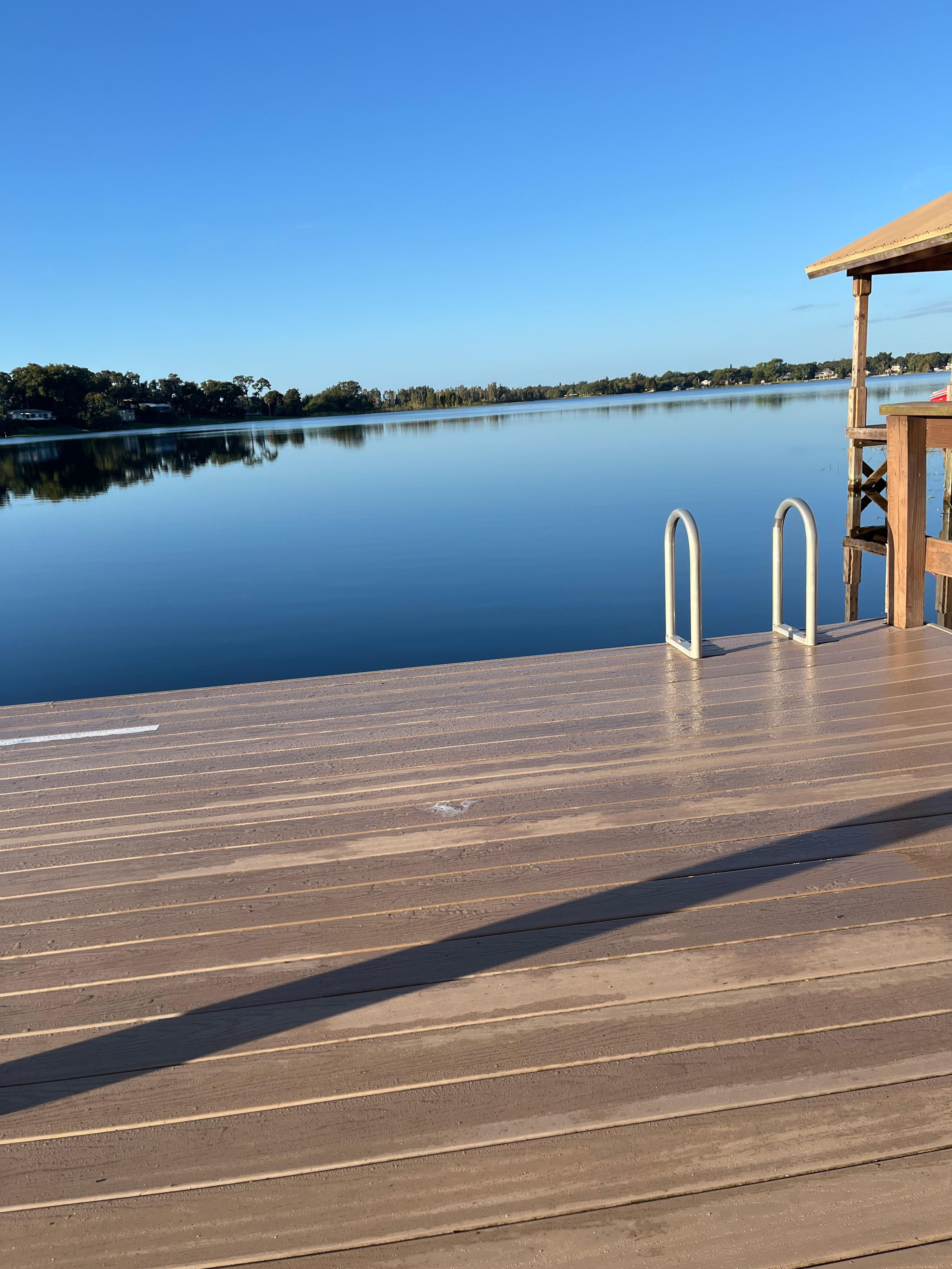 From dock across the street