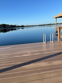 From dock across the street