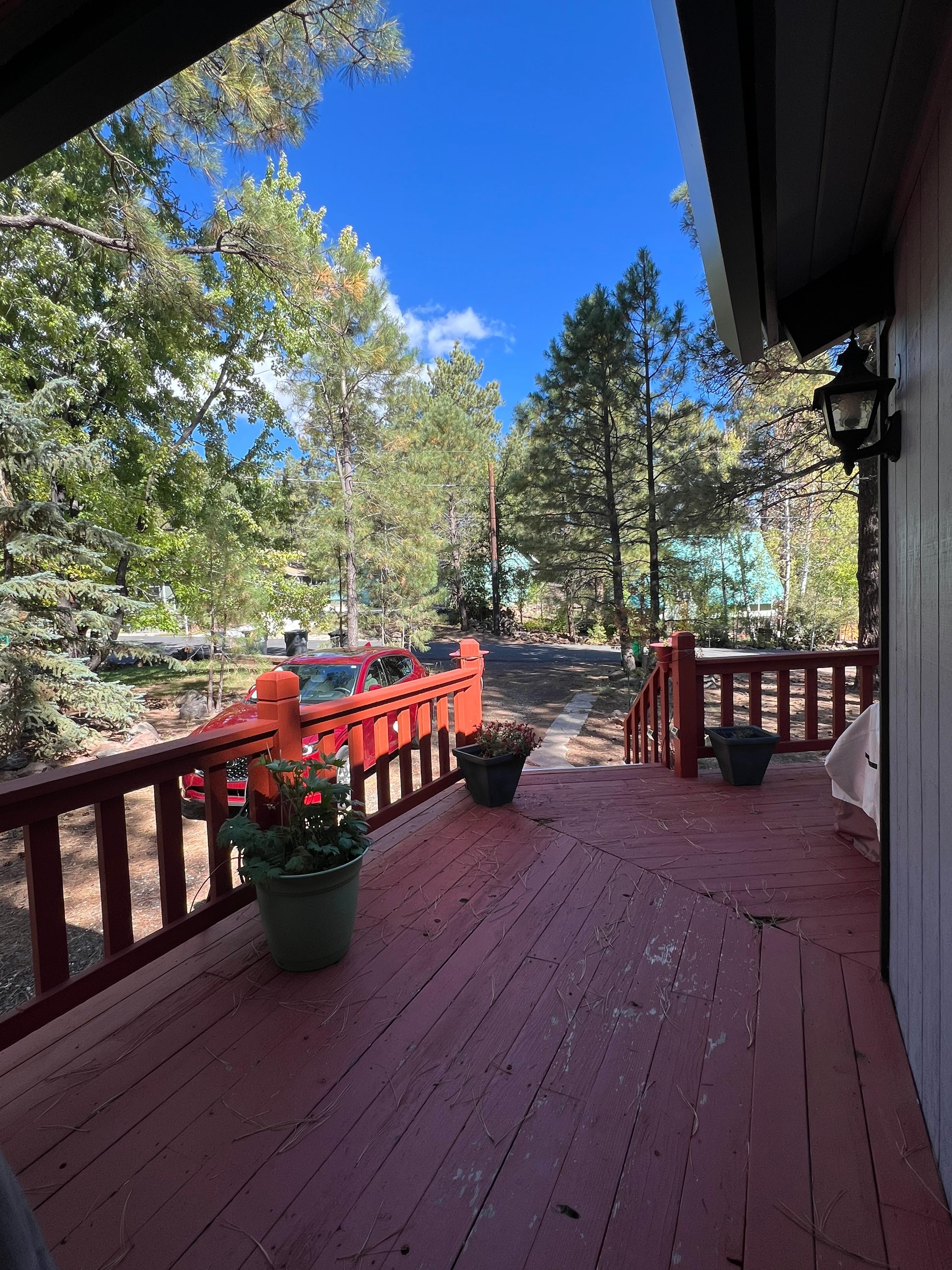 Great view from the porch!