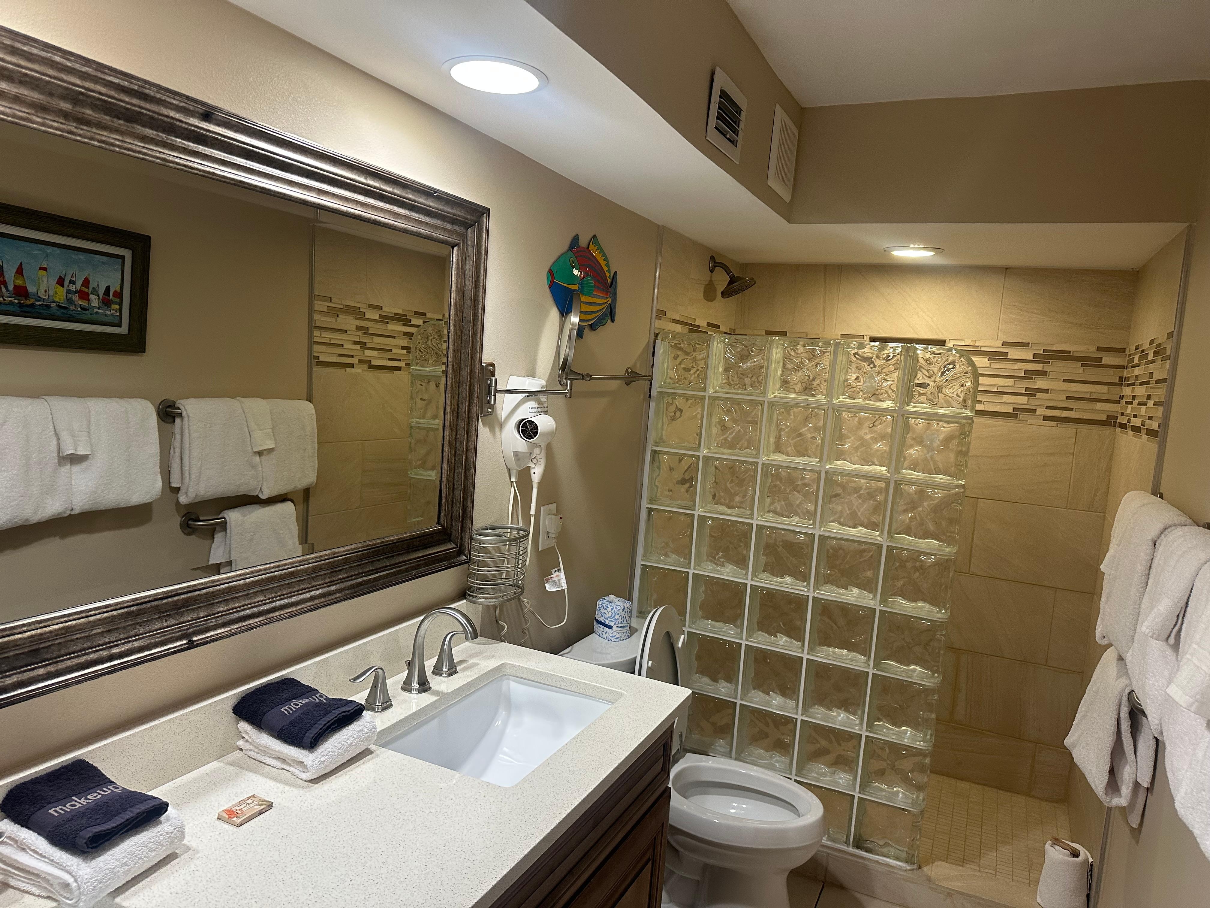 Nice shower as well! 