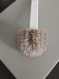 Filthy washing up brush