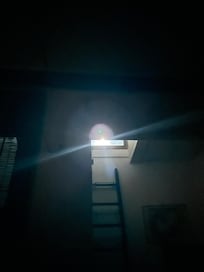 Night time. Needs a blind.