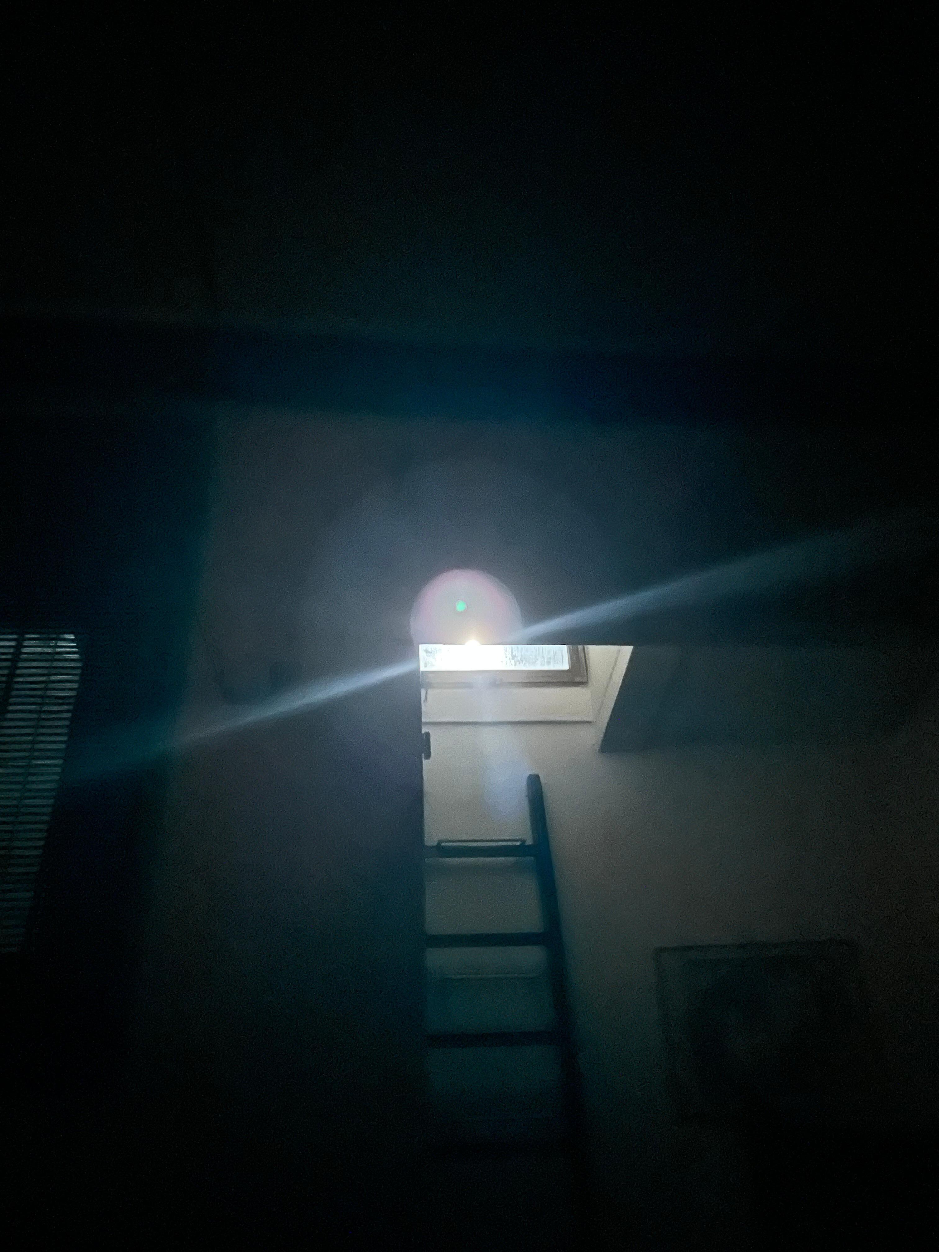 Night time. Needs a blind. 