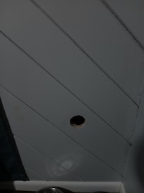 Hole in bedroom wall