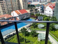 Mercure Icon pool area from our balcony