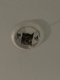 Smoke alarm had been ripped out