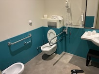 Toilet in delux room