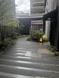 Entrance to hotel