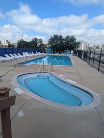 Pool and 2 hot tubs!