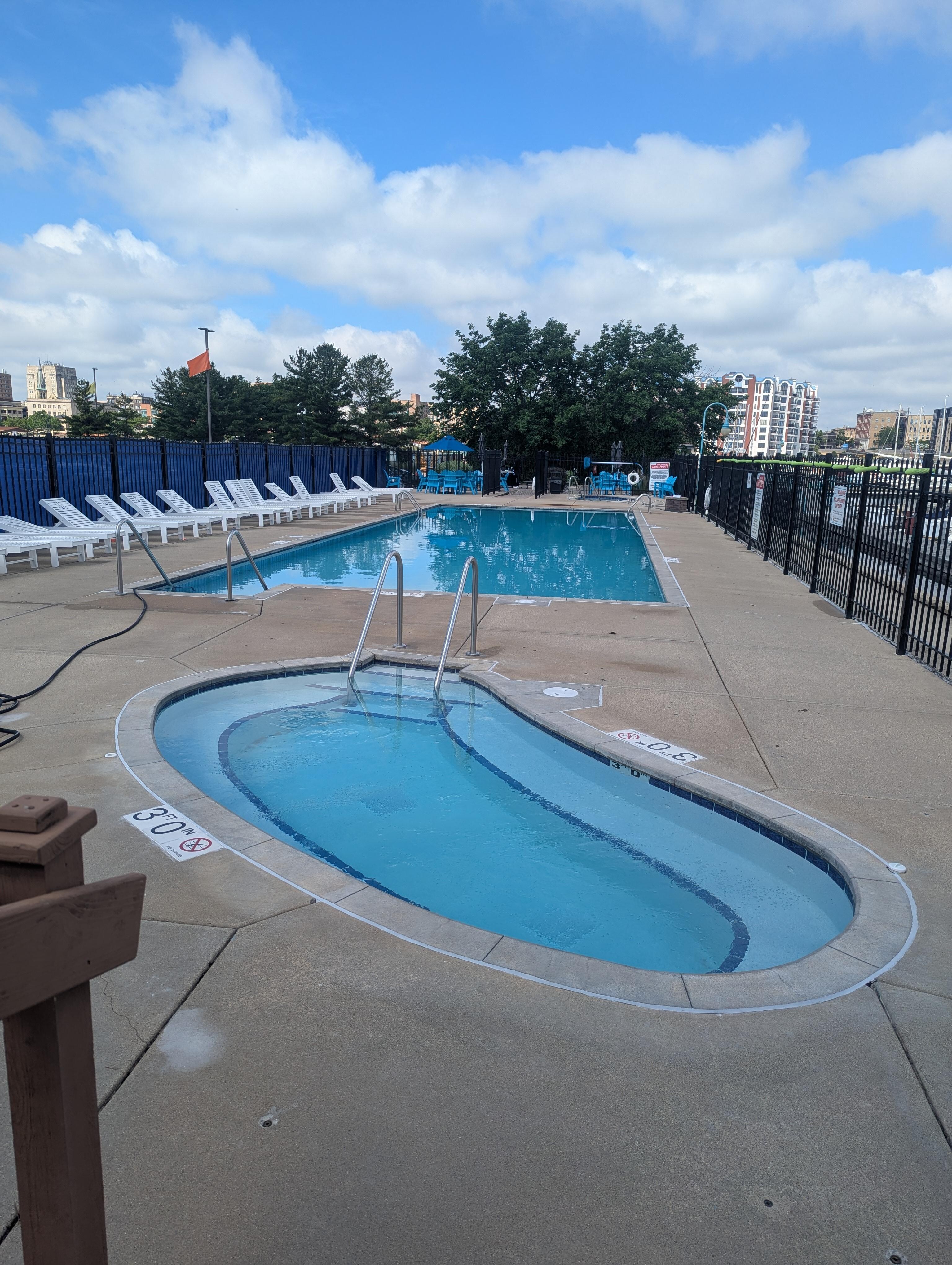 Pool and 2 hot tubs!  