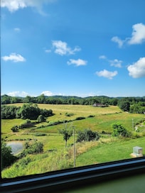 The view out our room window