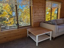 View looking out the loft