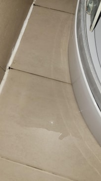 Leak flooded floor, the whole unit stank of musky cigarette smell