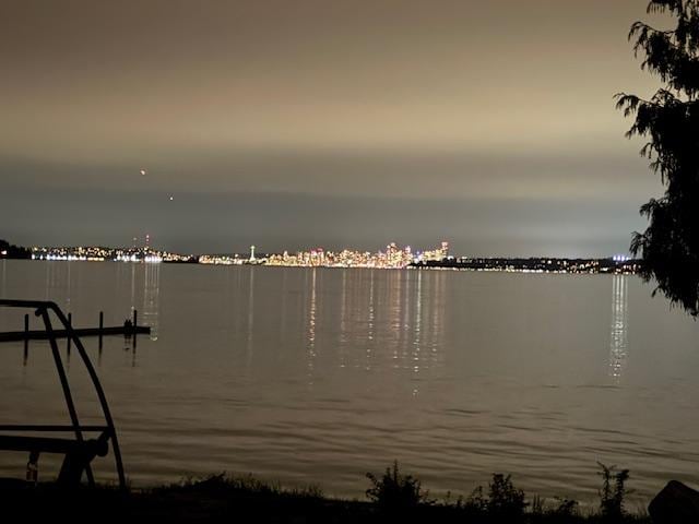 Seattle skyline in the evening