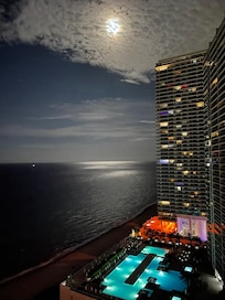 Night view from our balcony