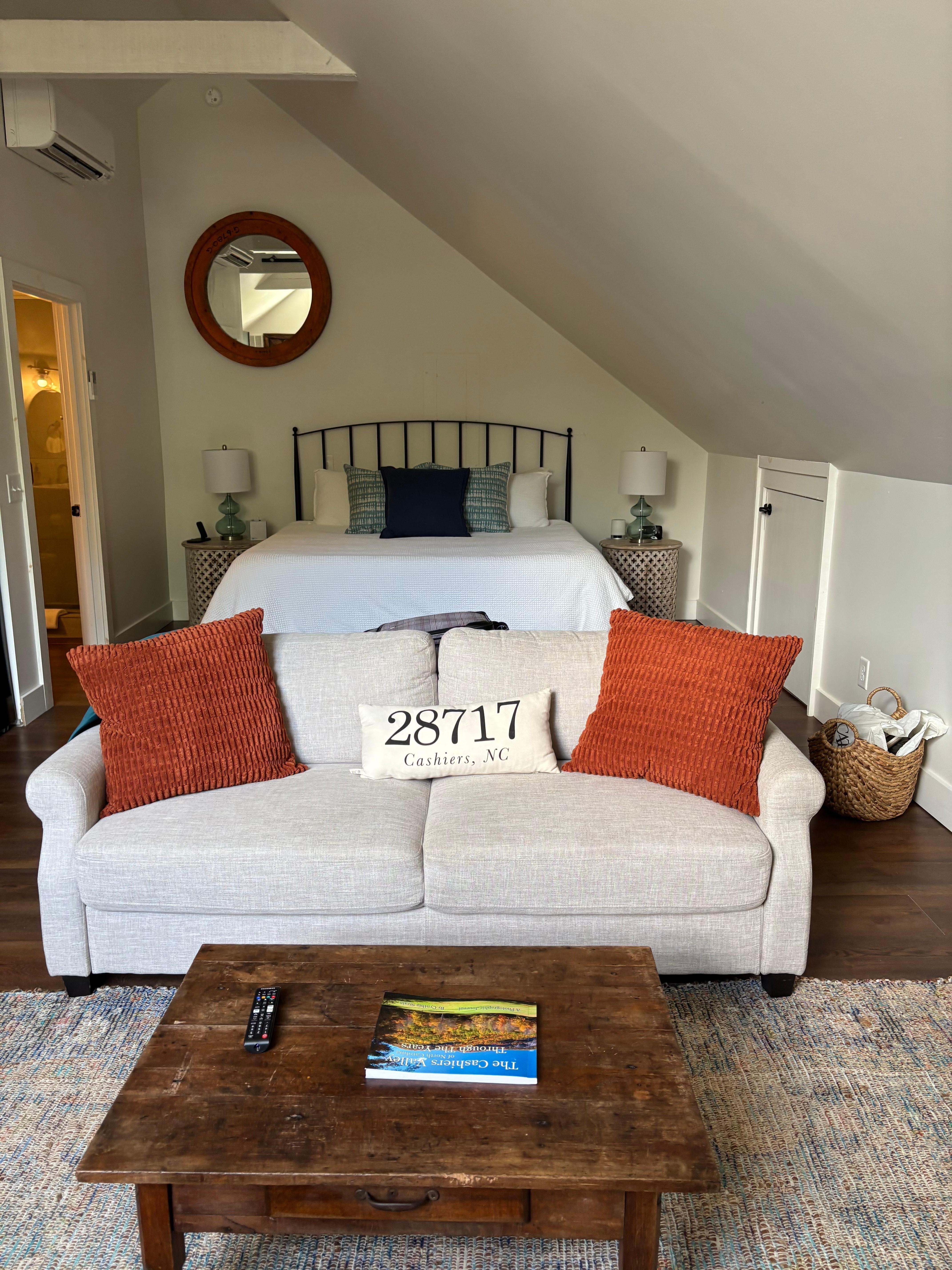 Sitting and sleeping area