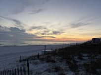 Afternoon sunset in January(72 degrees)