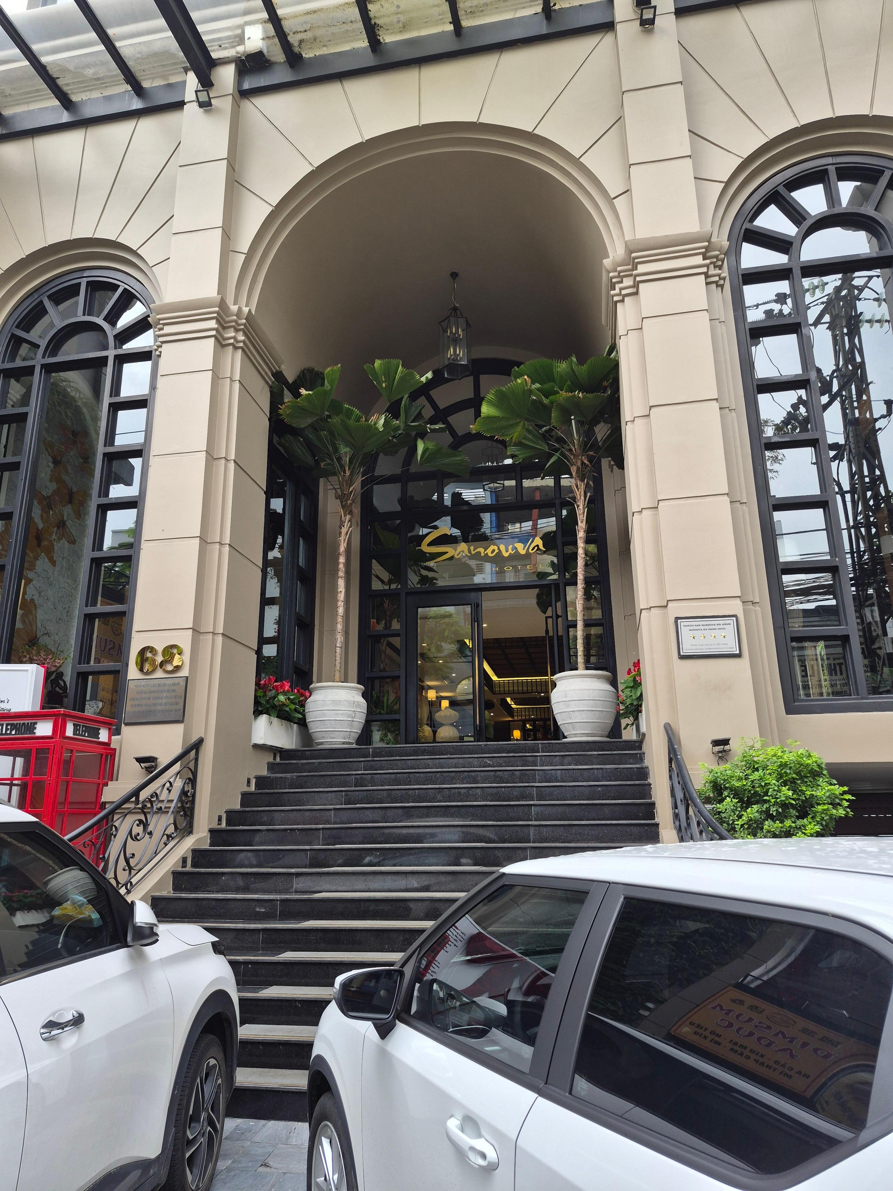 Front of the building 