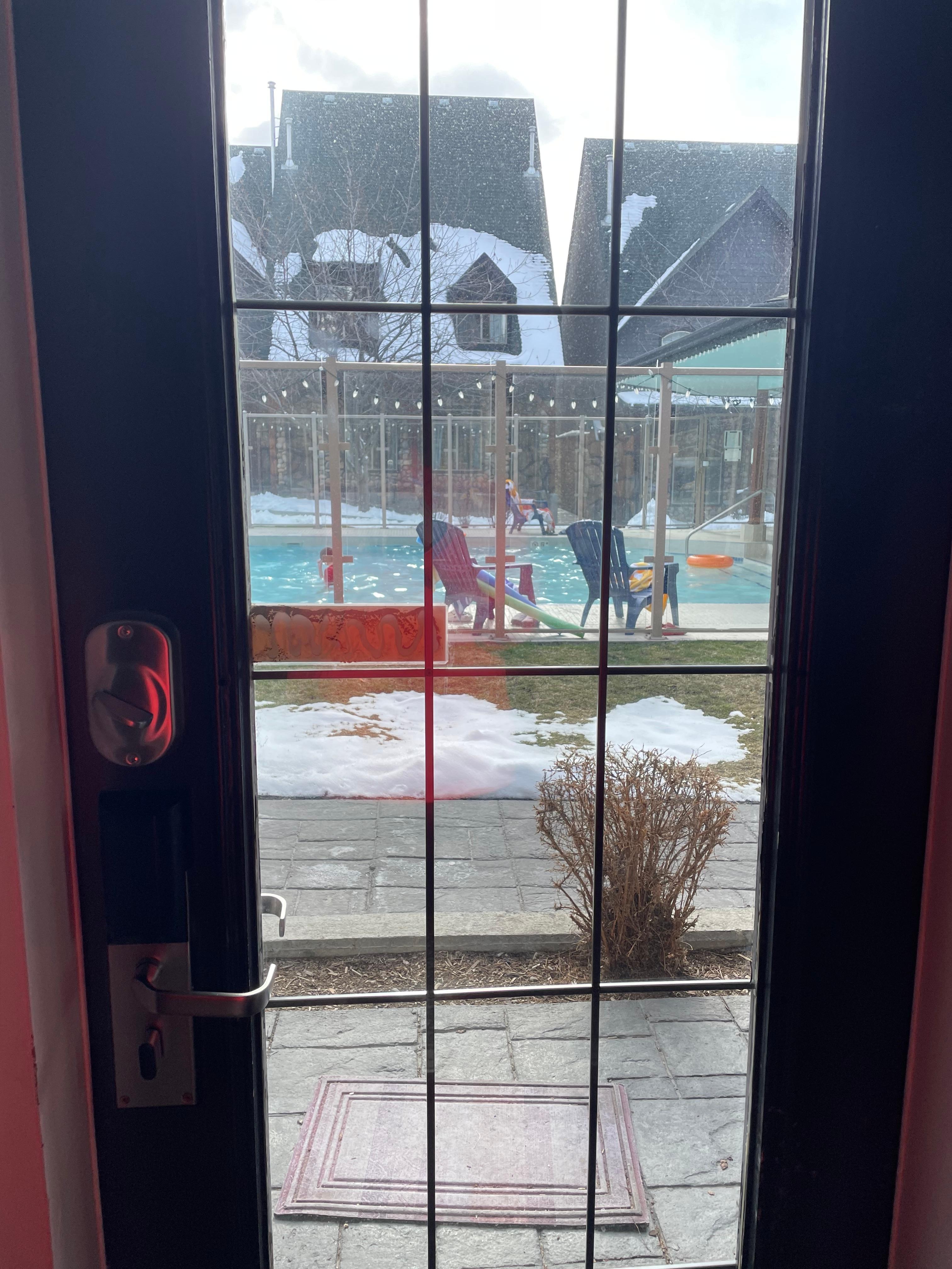 View from living room