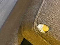 Holes and stains on the pull out couch